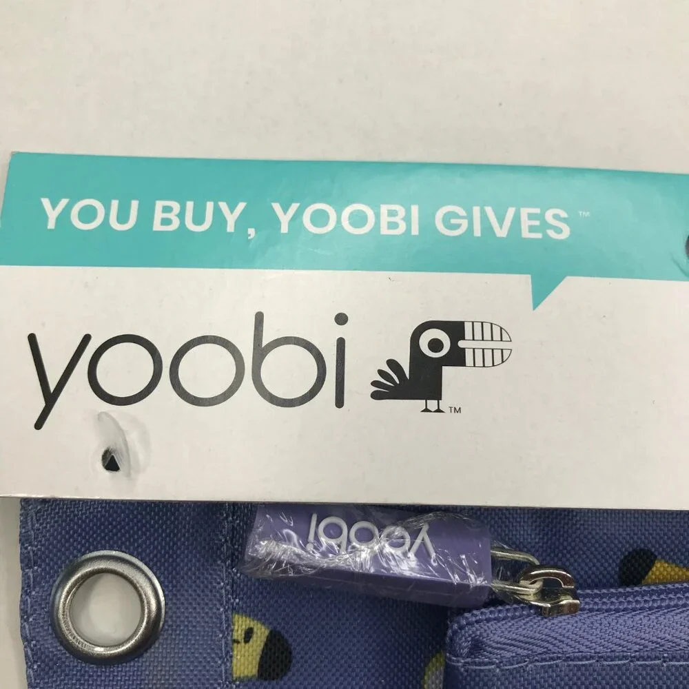 Yoobi Binder Zip Case and Coin Purse New